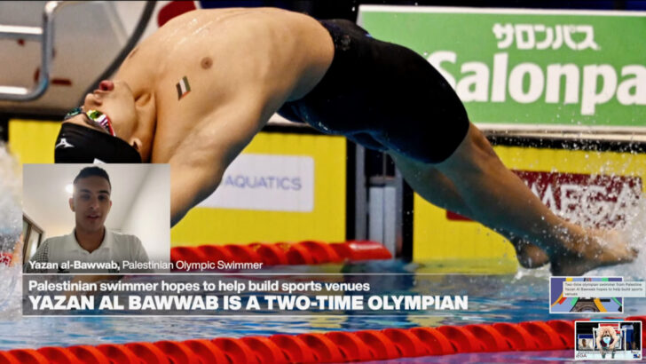 Born in Saudi Arabia and raised in Dubai, two-time Olympian al-Bawwab is one of eight athletes representing Palestine at the Games, competing in such diverse sports as boxing, judo, athletics and taekwondo.